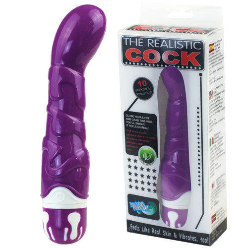 Realistic Cock 10 Rhythms Purple Sensation