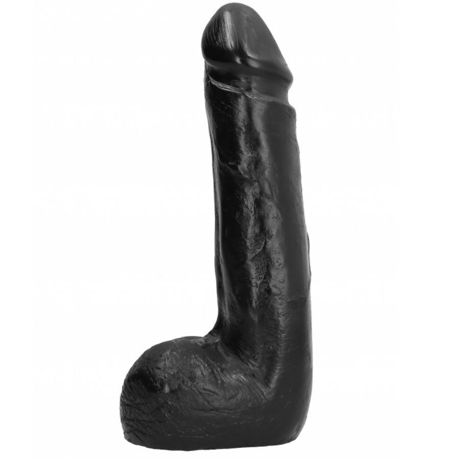 Soft Black Realistic Dildo 20cm