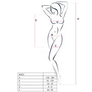Women's BS025 White Bodystocking Dress Style One Size