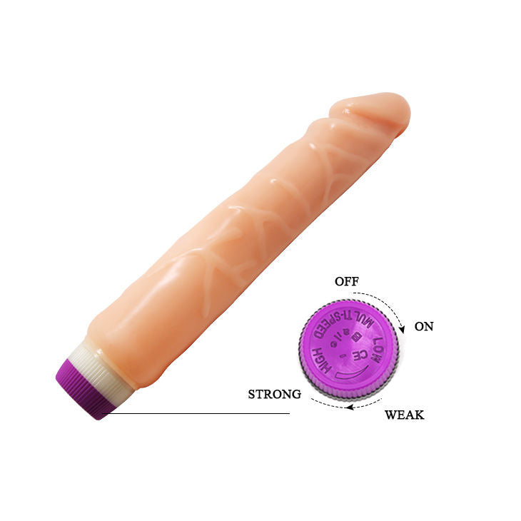 Realistic Vibrating Pleasure Waves 25.5 cm