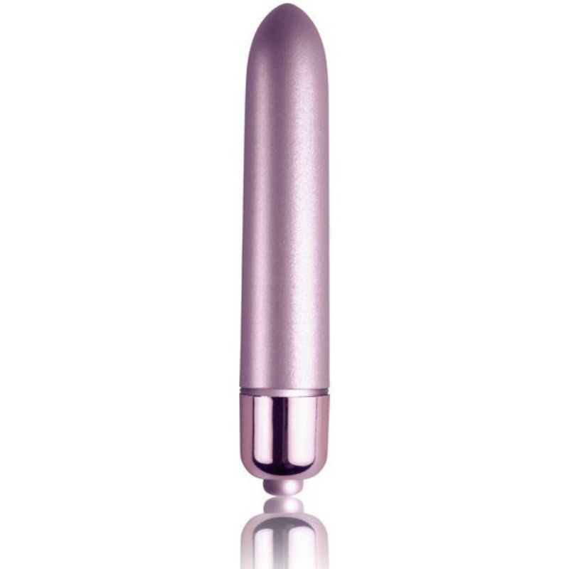 Vibrating ball with soft lilac velvet touch