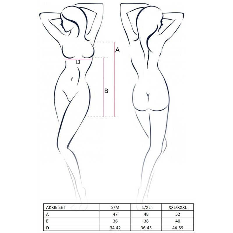 Woman akkie set disfraz enfernera l/xl