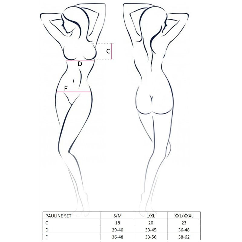 Woman pauline set 3 pieces talla l/xl