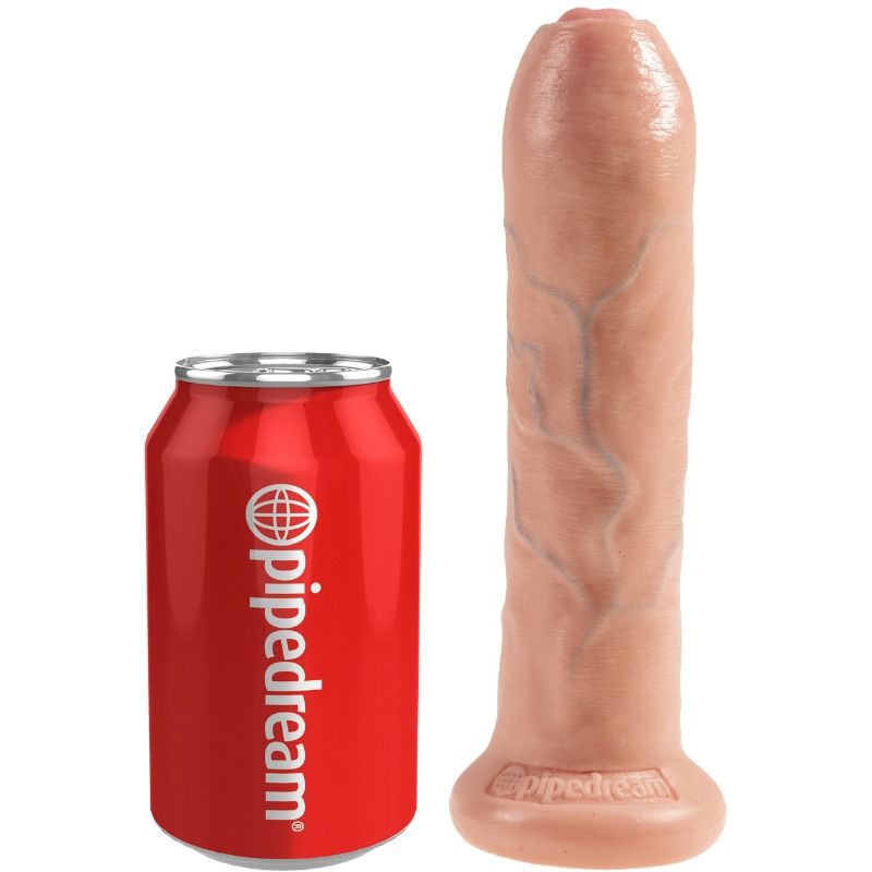 Realistic Dildo Uncut Flesh 21cm