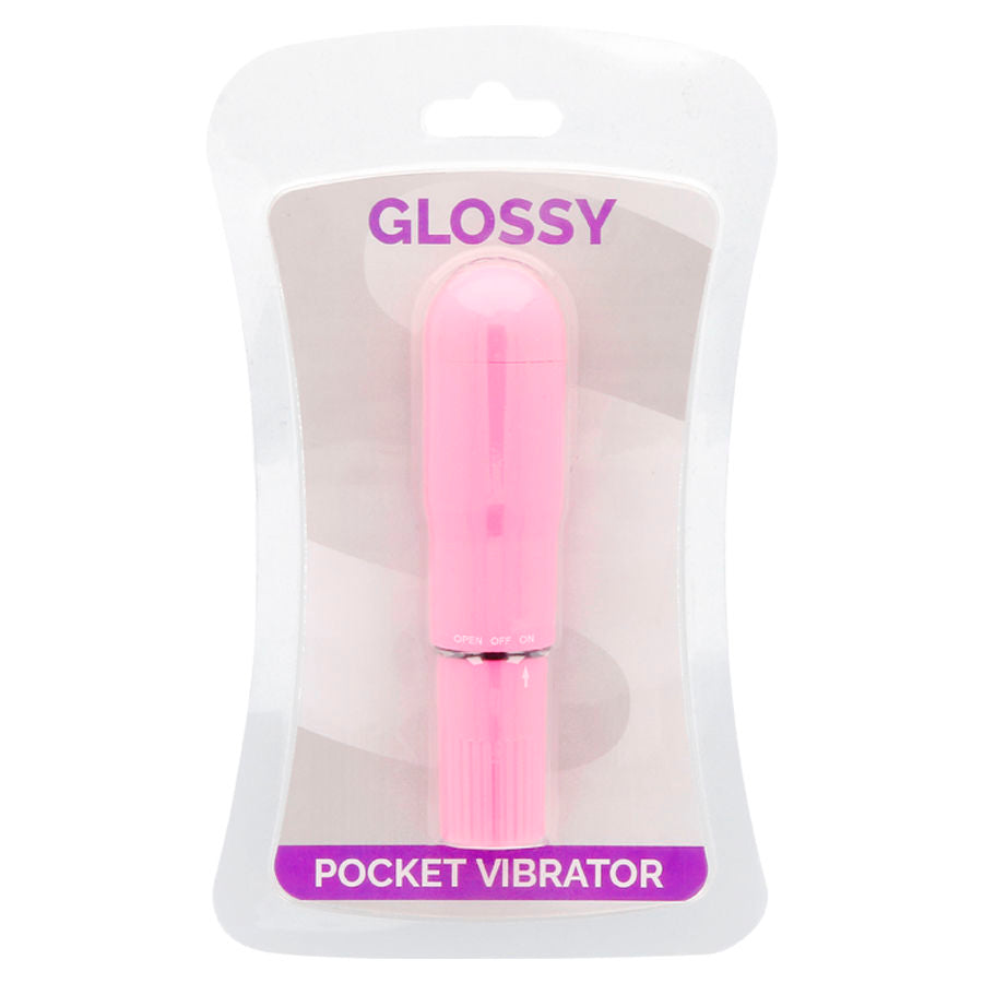 GLOSSY - DEEP PINK POCKET VIBRATOR