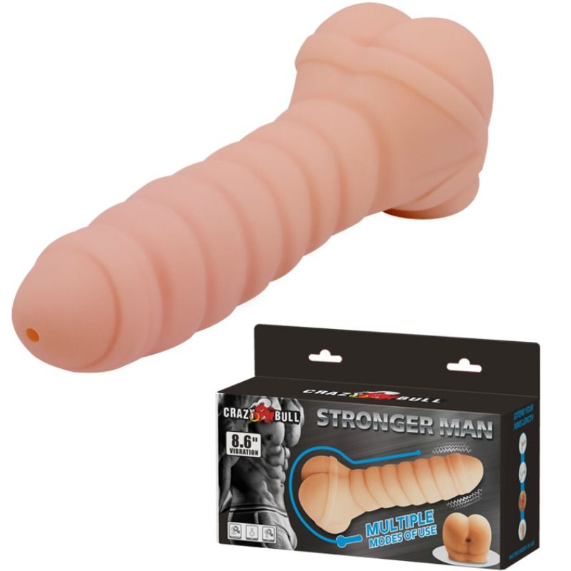 CRAZY BULL - 21.8 CM MULTIFUNCTIONAL PENIS