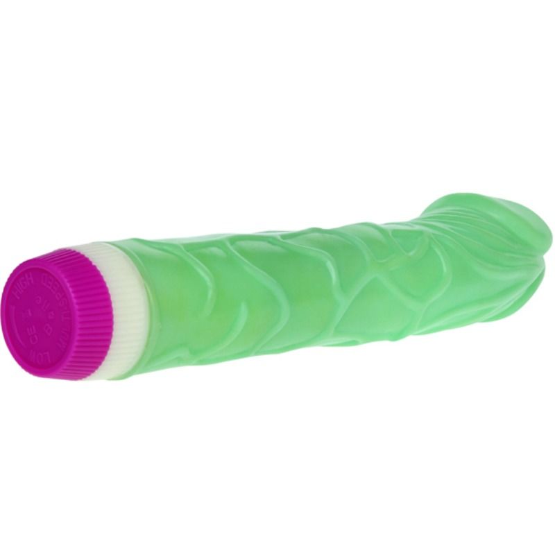 Vibrator waves of pleasure 23 cm green