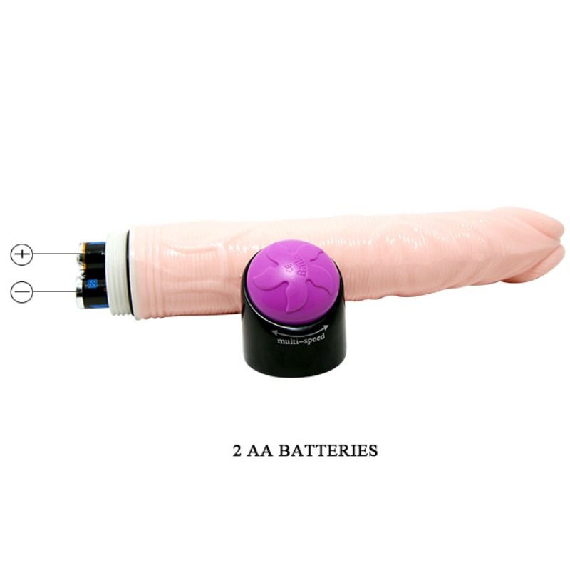 Adourclub realistic vibrator 23 cm natural