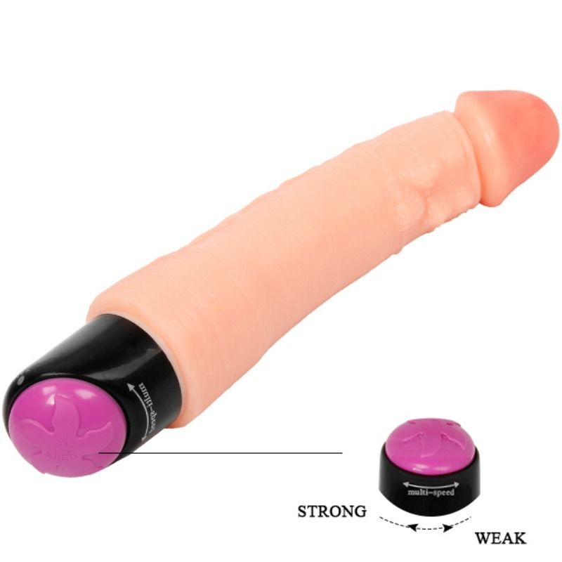 Flexible realistic vibrator 25 cm