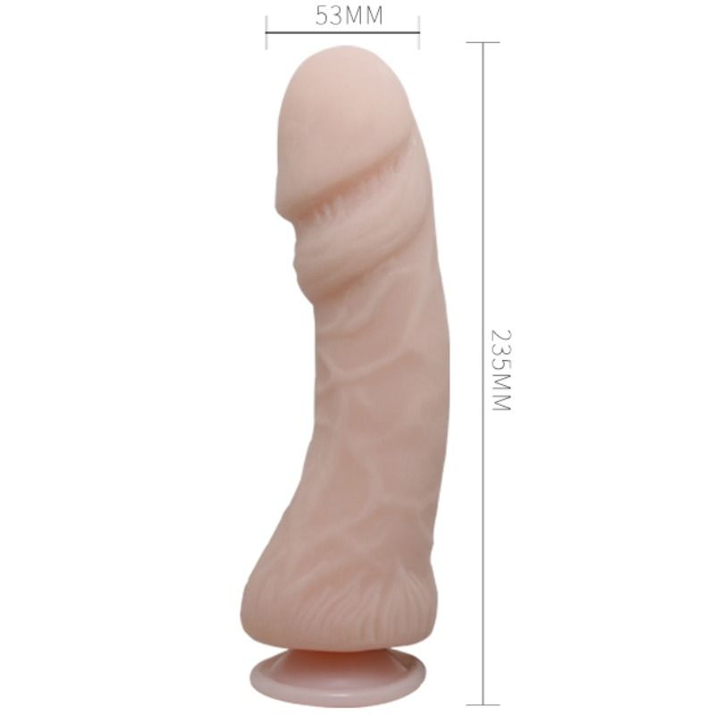 BAILE - THE LARGE PENIS DILDO WITH NATURAL VIBRATION 23.5 CM