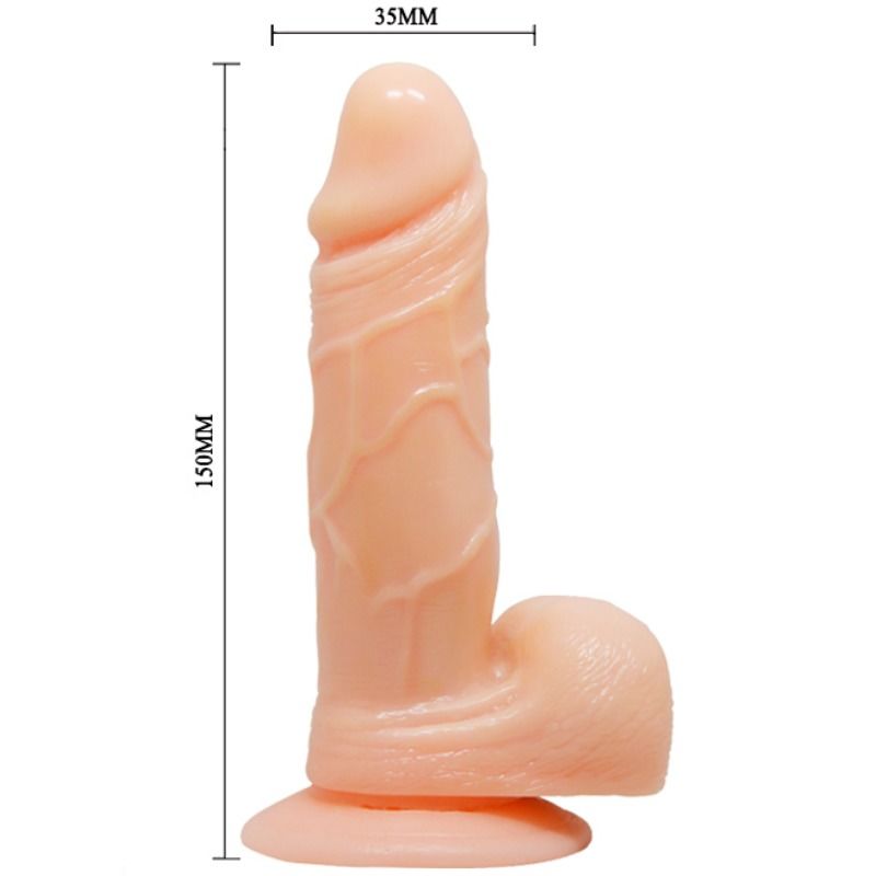 Vibromasseur Réaliste Vibrant Rotatif Ventouse Télécommande - Baile