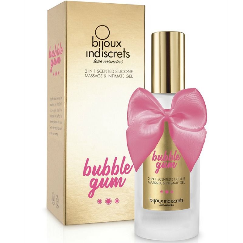 Bubble gum gel 2 in 1 silicone gum strawberry 100 ml
