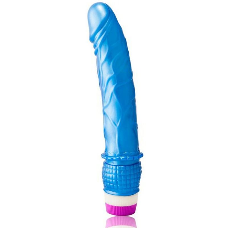 Waves of Pleasure Vibrator 23 cm Blue