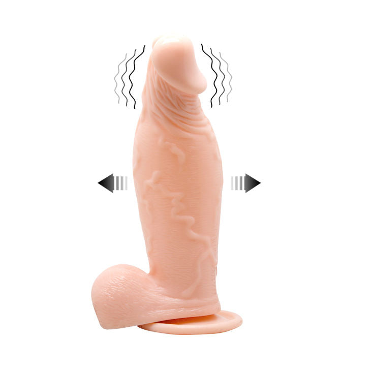 Realistic inflatable vibrating dildo