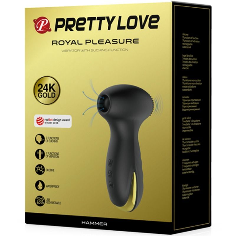 PRETTY LOVE - SMART VIBRATION AND SUCTION HAMMER