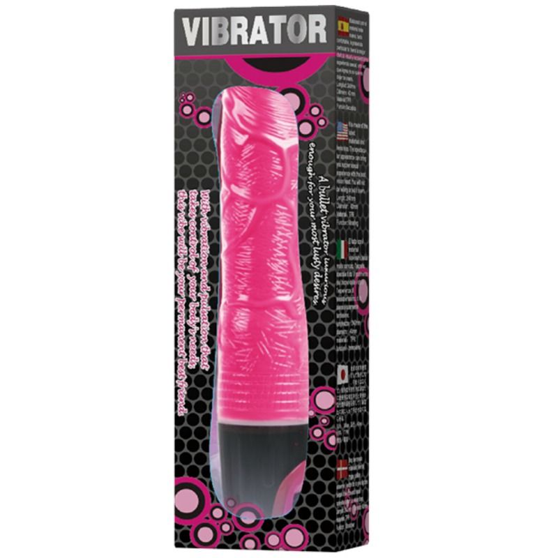 Pink multi-speed vibrator