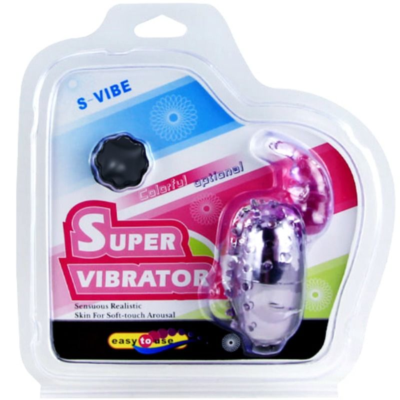 Super vibrating egg vibrator with stimulator