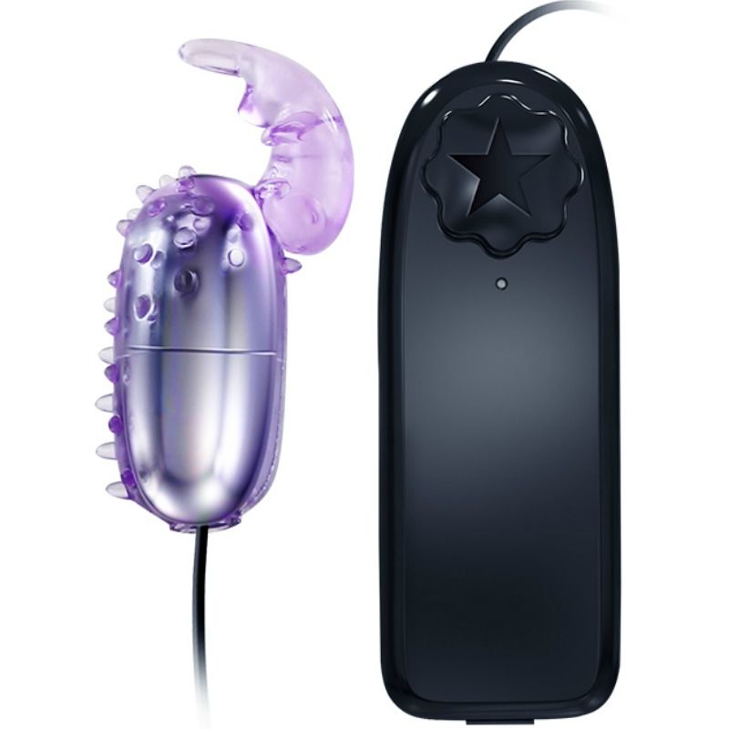 Super vibrating egg vibrator with stimulator