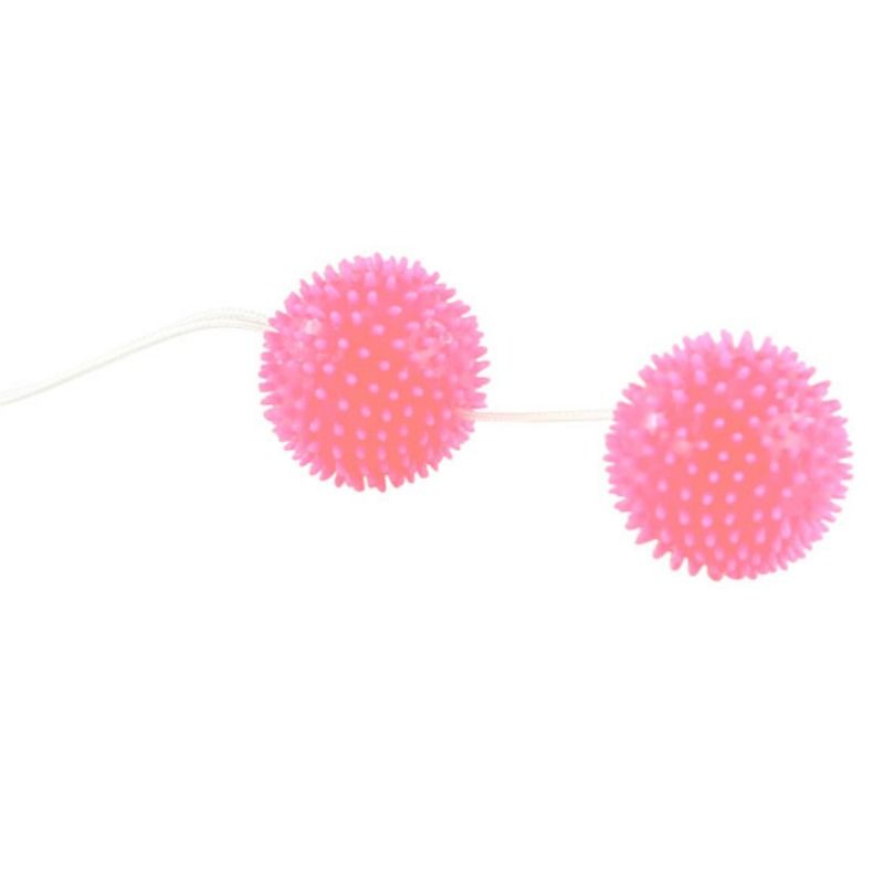 Deep Pleasure Pink Textured Balls 3.6cm