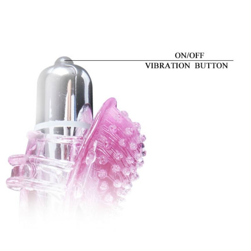 Finger vibrator stimulating massage