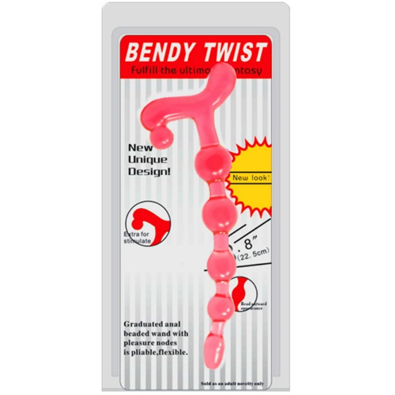 BAILE - RED ANAL BALLS BENDY TWIST