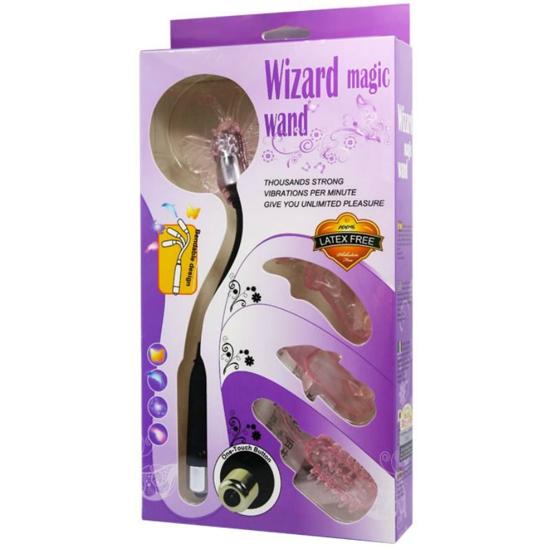 Wizard Wand Stimulator with Vibration