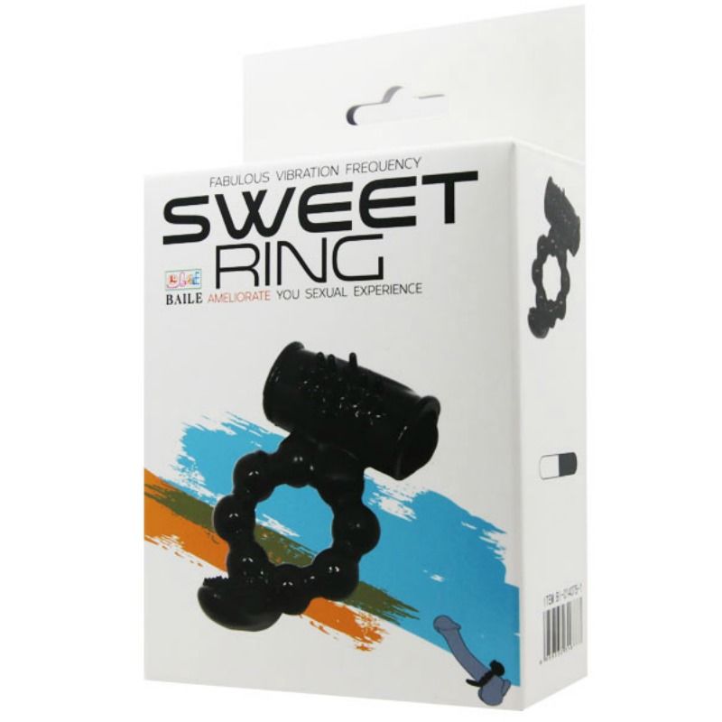 BAILE - SWEET RING WITH DOUBLE STIMULATOR