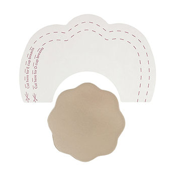 Breast reinforcement + silk nipple covers a/c cup