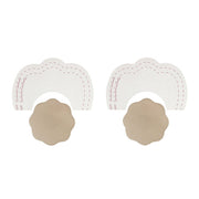 Breast reinforcement + silk nipple covers cup d/f