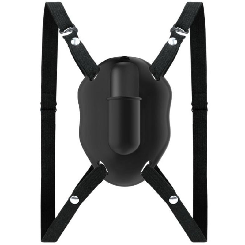 Strap on with vibrating bullet casing