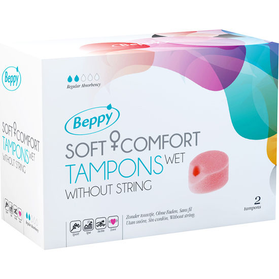 Soft Comfort Moist Tampons 2 Units