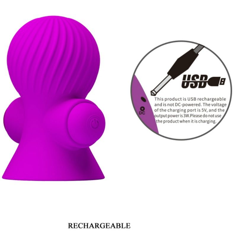 Nipple stimulators 12 vibration modes lilac