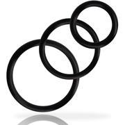 Black penis ring set