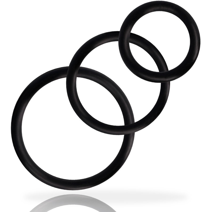 Black penis ring set