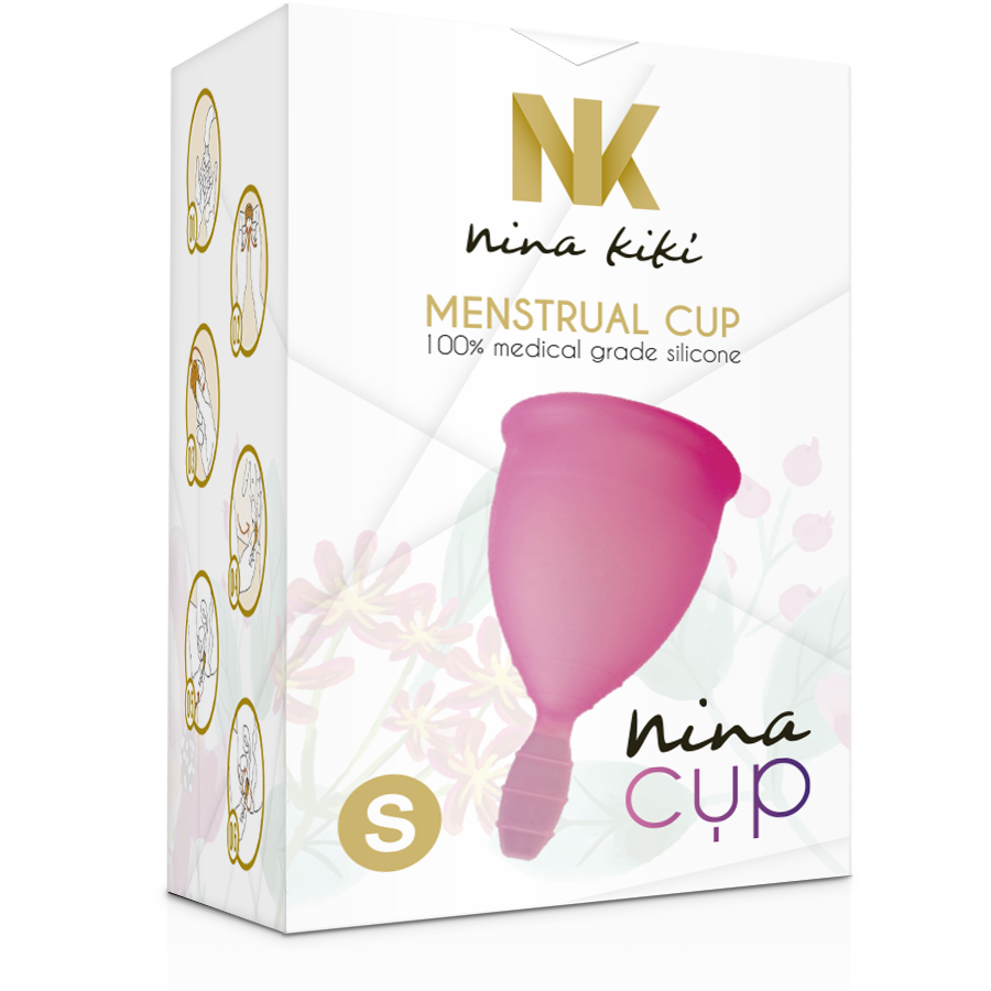 Pink menstrual cup - size S
