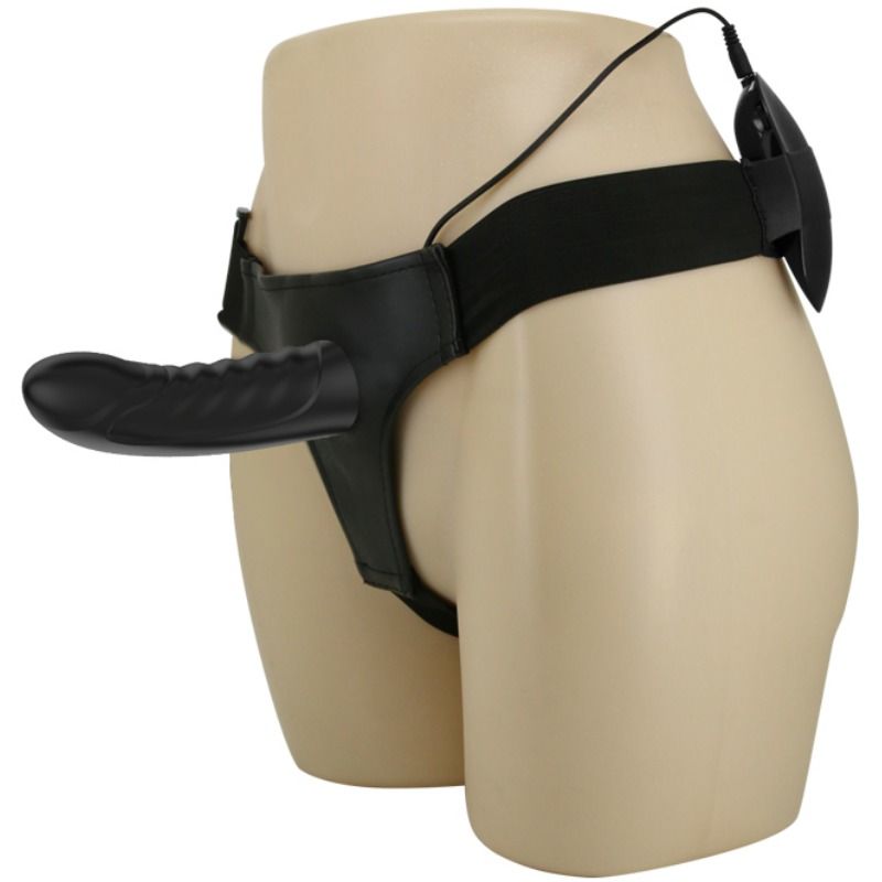 Marvin strap-on with vibration and hollow dildo