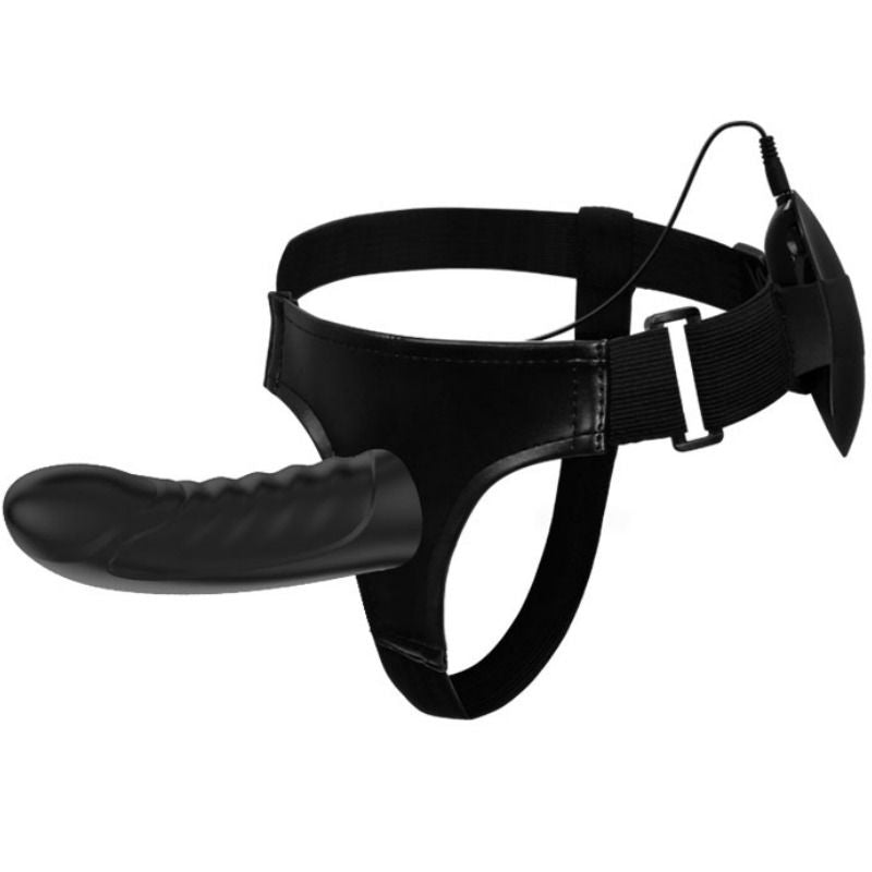 Marvin strap-on with vibration and hollow dildo