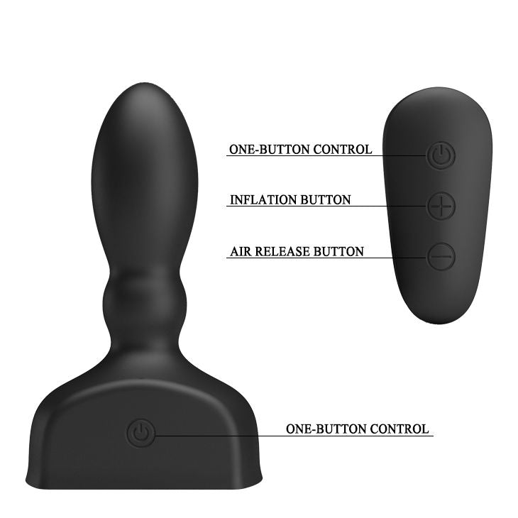 Marriel inflatable prostate vibrator