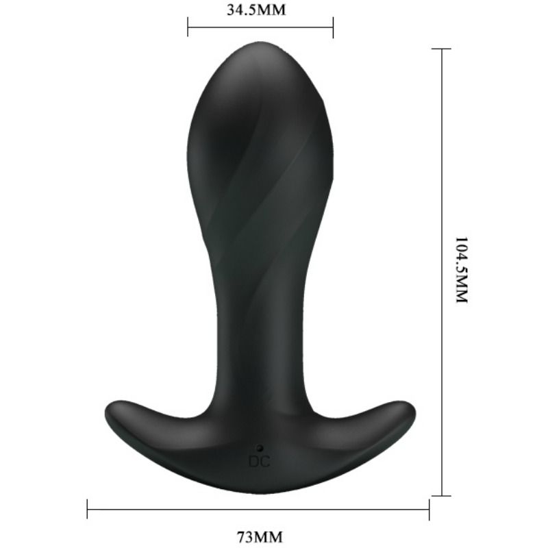 Black anal vibrator
