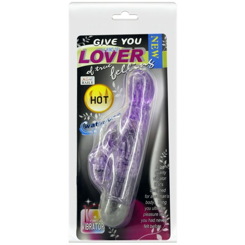 Offer you a kind of lover vibrator with lilac rabbit 10 modes
