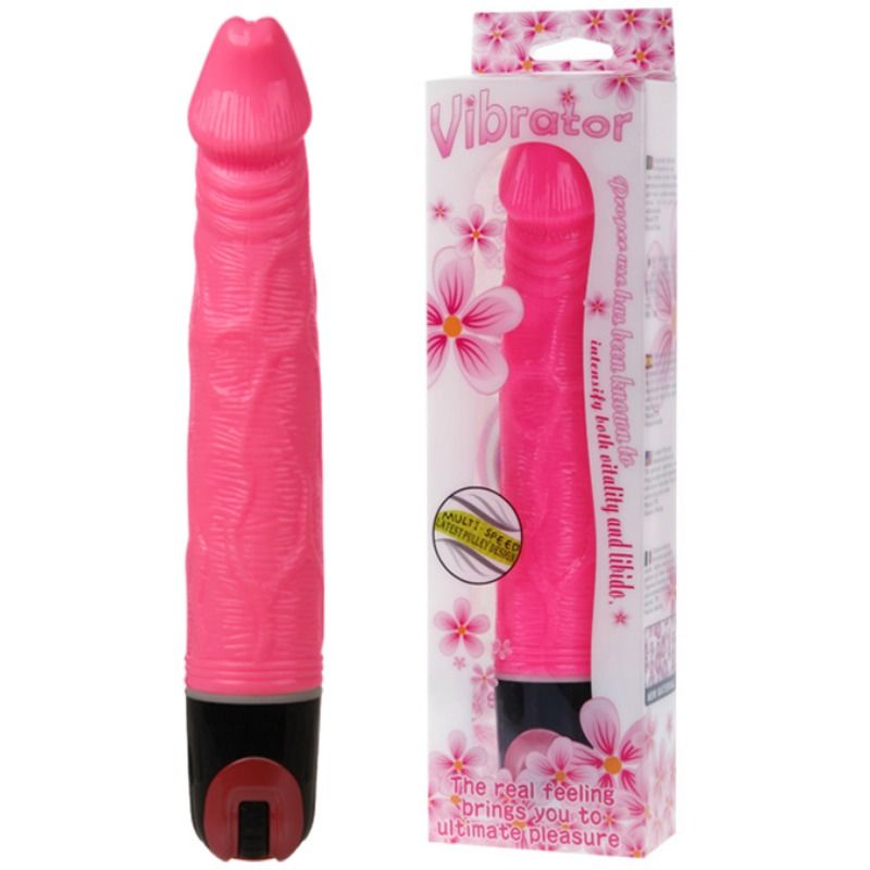 BAILE - 21.5 CM PINK MULTI-SPEED VIBRATOR