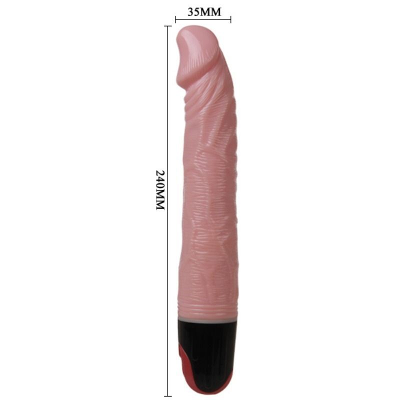 Multi-speed vibrator 21.5 cm pink
