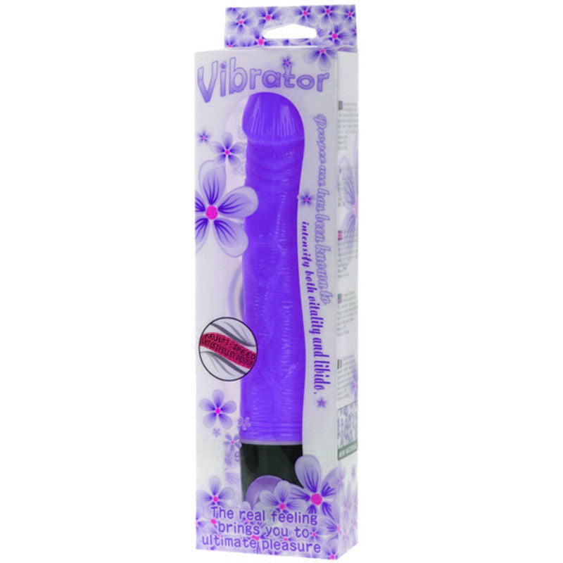 21.5 cm multi-speed vibrator purple