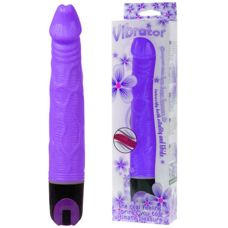 BAILE - 21.5 CM PURPLE MULTI-SPEED VIBRATOR