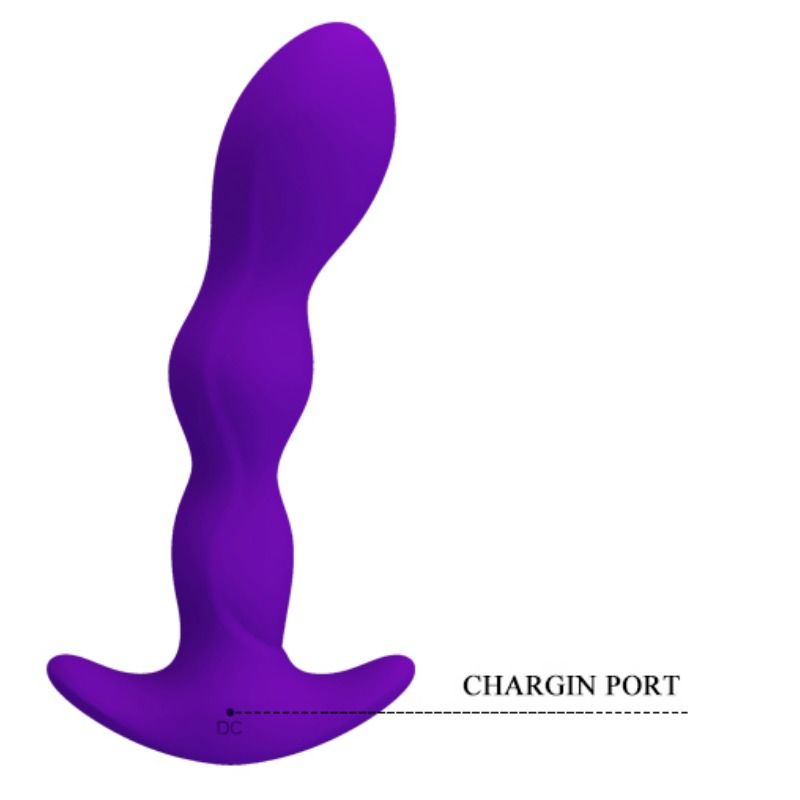 Anal massager 12 vibration modes lilac
