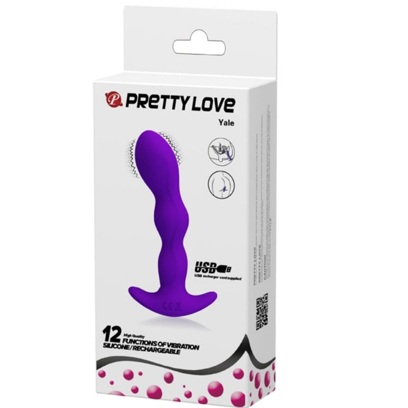 Anal massager 12 vibration modes lilac
