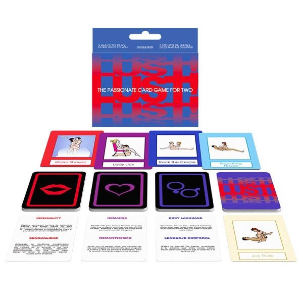 Lust the passionate card game. en, es