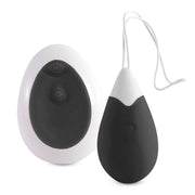 Jan vibrating egg with remote control, black