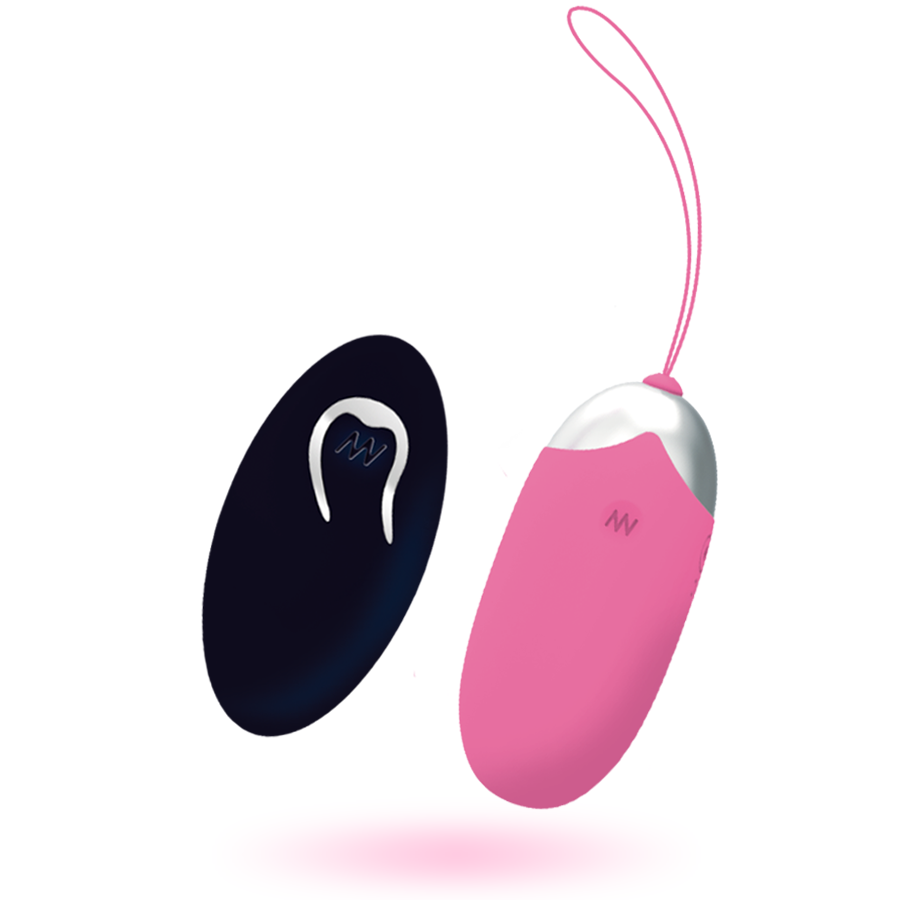 Flippy II Vibrating Egg with Remote Control Pink