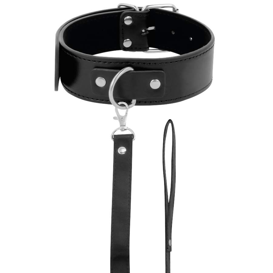 Posture collar with leather chain